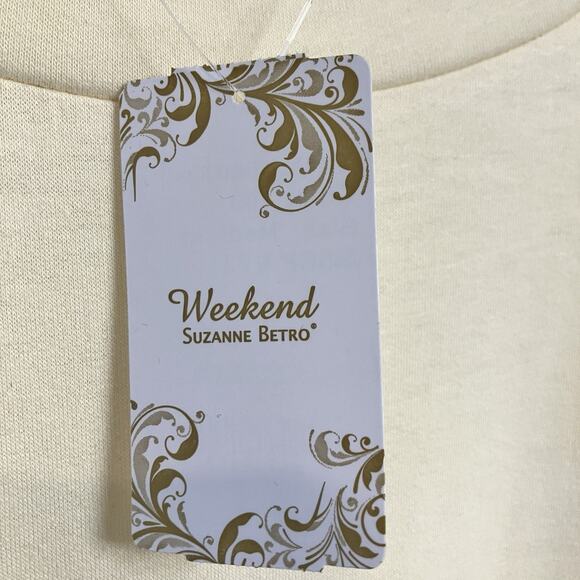 Weekend Suzanne Betro 3/4 Sleeve Colorblock Hi Lo Tunic Shirt Size M Pink - Picture 3 of 9